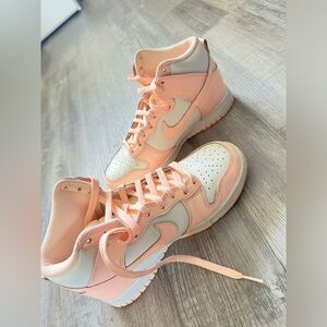 Nike Dunk High Sail Crimson Tint (W)